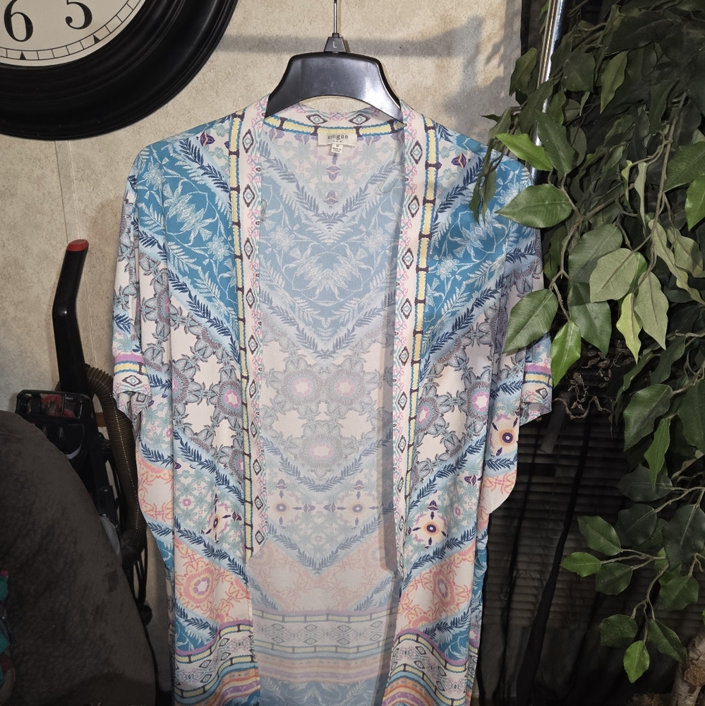 Umgee Multicolor Kimono Medium - image 1